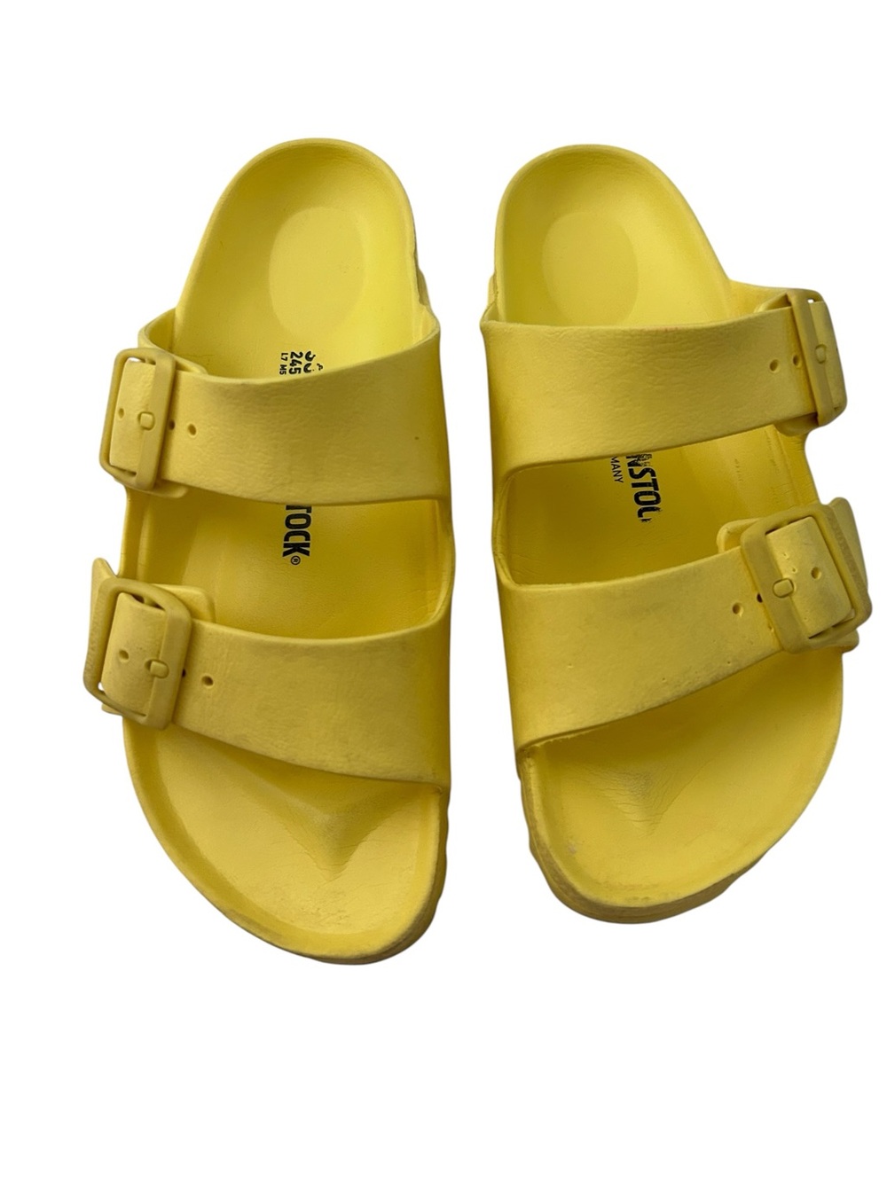 Birkenstock Arizona EVA Yellow Sandals